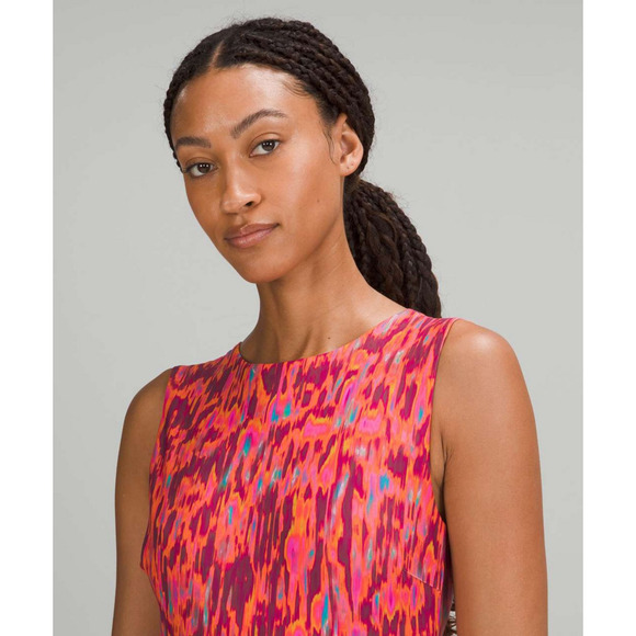 Lululemon Waterside High Neck One Piece Swimsuit Harmonize Pink Womens Medium - Picture 3 of 11